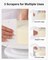 Cake Decorating Kit Baking Supplies Cake Turntable with 2 Frosting Straight Angled Spatula 3 Icing Smoother Scrapers Baking Accessories Tools for Beginners and Pros, White